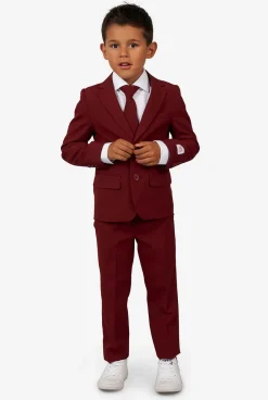 OppoSuits Solid Colored Suits^Blazing Burgundy