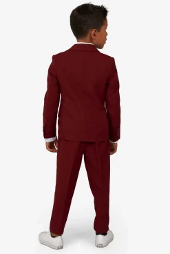 OppoSuits Solid Colored Suits^Blazing Burgundy