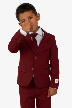 OppoSuits Solid Colored Suits^Blazing Burgundy