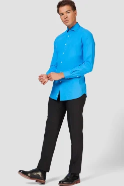 OppoSuits Solid Colored Shirts^Blue Steel