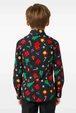 OppoSuits Christmas Shirts^Christmas Icons Black