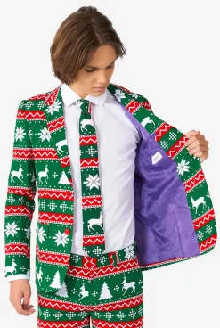 OppoSuits Christmas Suits^Festive Green