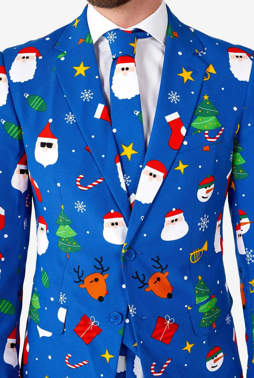 OppoSuits Christmas Suits^Festivity Blue