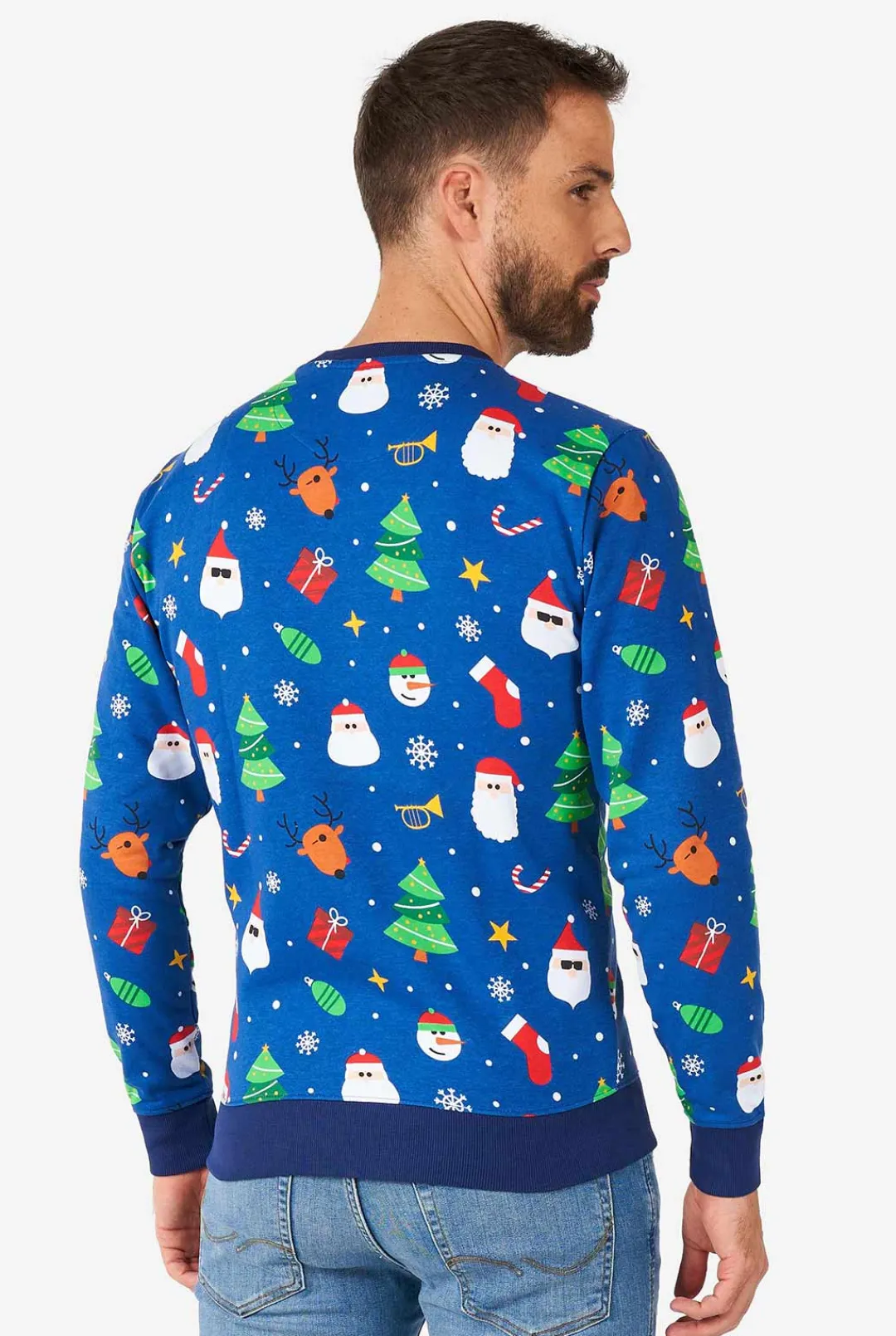 OppoSuits Christmas Sweaters^Festivity Blue