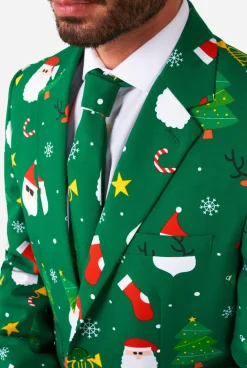 OppoSuits Christmas Suits^Festivity Green
