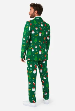 OppoSuits Christmas Suits^Festivity Green