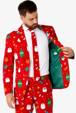 OppoSuits Christmas Suits^Festivity Red