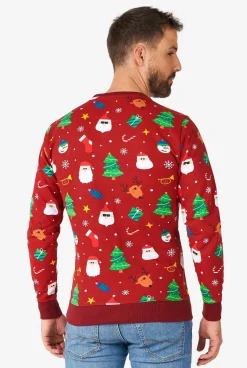 OppoSuits Christmas Sweaters^Festivity Red