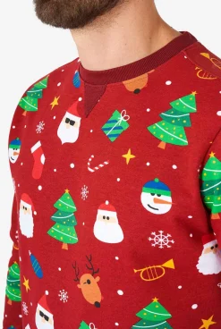 OppoSuits Christmas Sweaters^Festivity Red