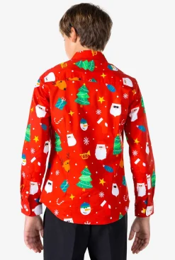 OppoSuits Christmas Shirts^Festivity Red