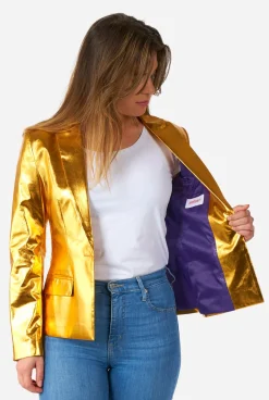 OppoSuits Christmas Blazers^Groovy Gold