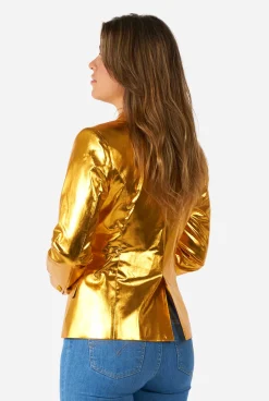 OppoSuits Christmas Blazers^Groovy Gold
