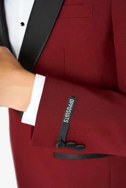OppoSuits Tuxedos^Hot Burgundy