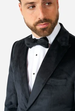 OppoSuits Christmas Tuxedos^Midnight Black Velvet
