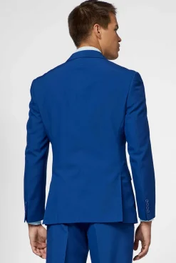 OppoSuits Solid Colored Suits^Navy Royale - Flaminguy Lining