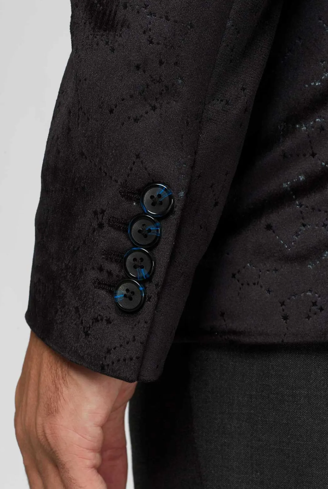 OppoSuits Deluxe Blazers^Outer Space - Constellations - Black