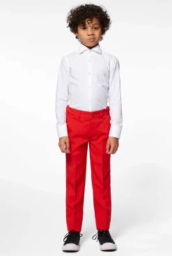 OppoSuits Solid Colored Suits^Red Devil