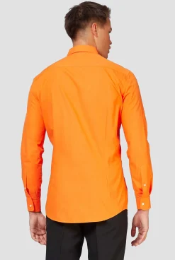 OppoSuits Solid Colored Shirts^The Orange