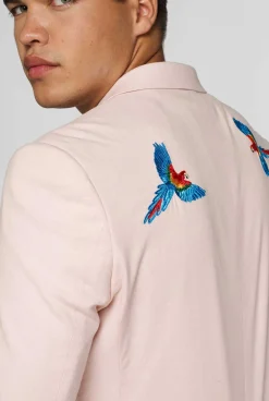 OppoSuits Deluxe Blazers^Tropical - Birdie - Soft Pink