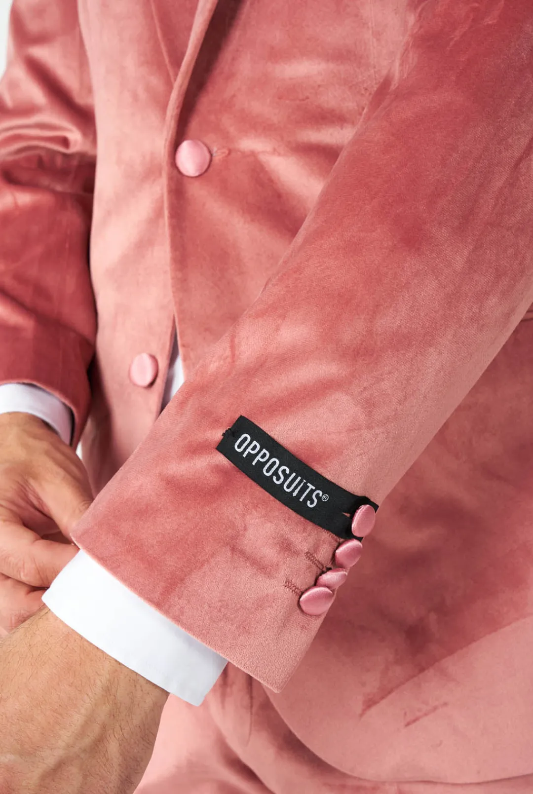 OppoSuits Christmas Tuxedos^Vintage Pink Velvet