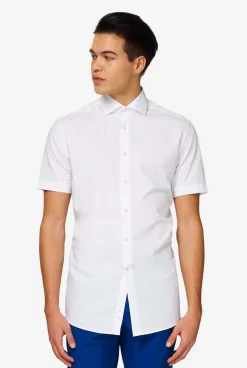 OppoSuits Solid Colored Shirts^White Knight
