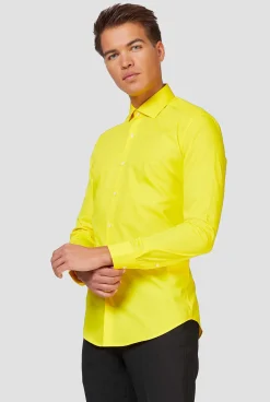 OppoSuits Solid Colored Shirts^Yellow Fellow